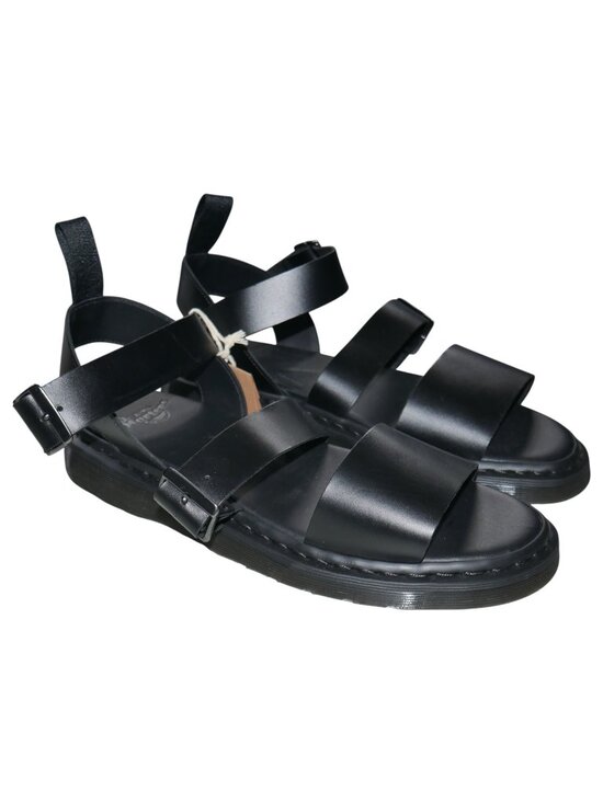 Dr. Martens Gryphon Mens Gladiator Sandals Size 13 Black Leather Strappy Riveted